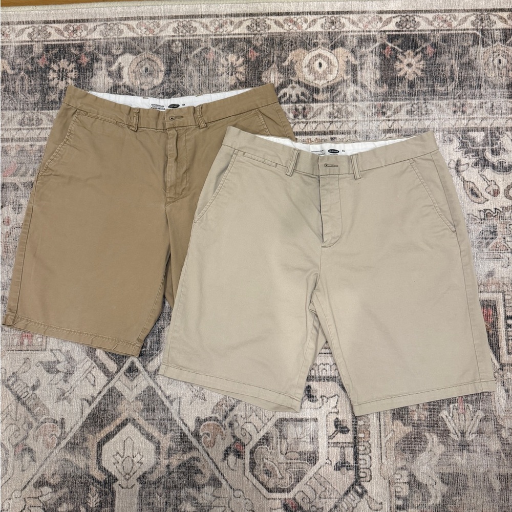 Old Navy Khaki Ultimate Slim Short